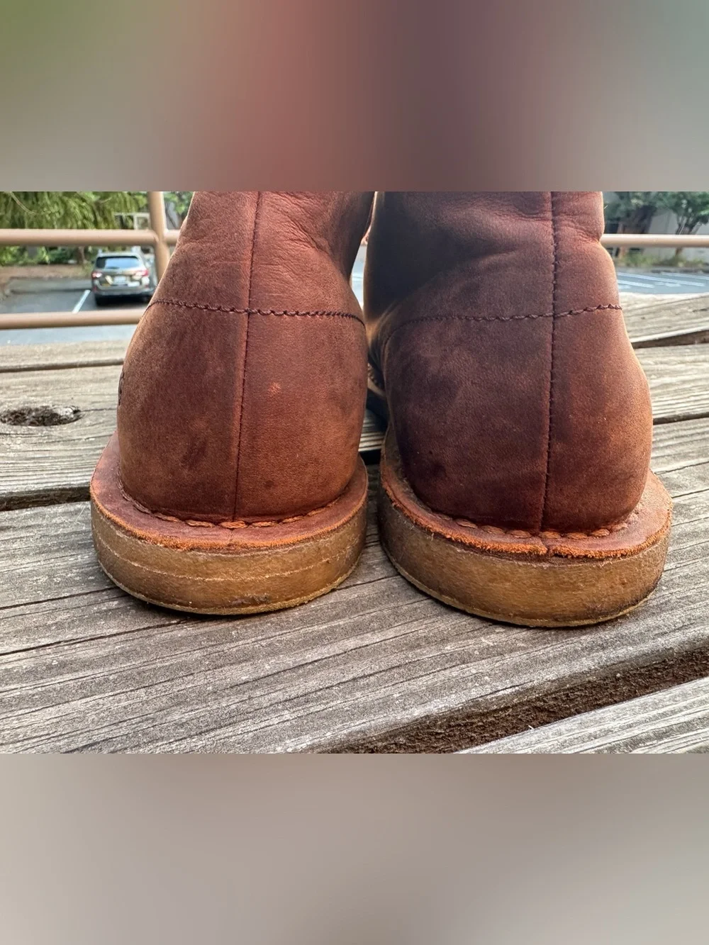 UGG Men's Leighton Dark Brown Leather ENERG Chukka Boots 11